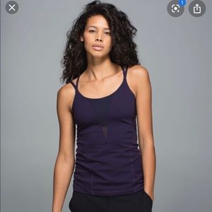 Lululemon exquisite tank Sz 8 Black Grape- purple